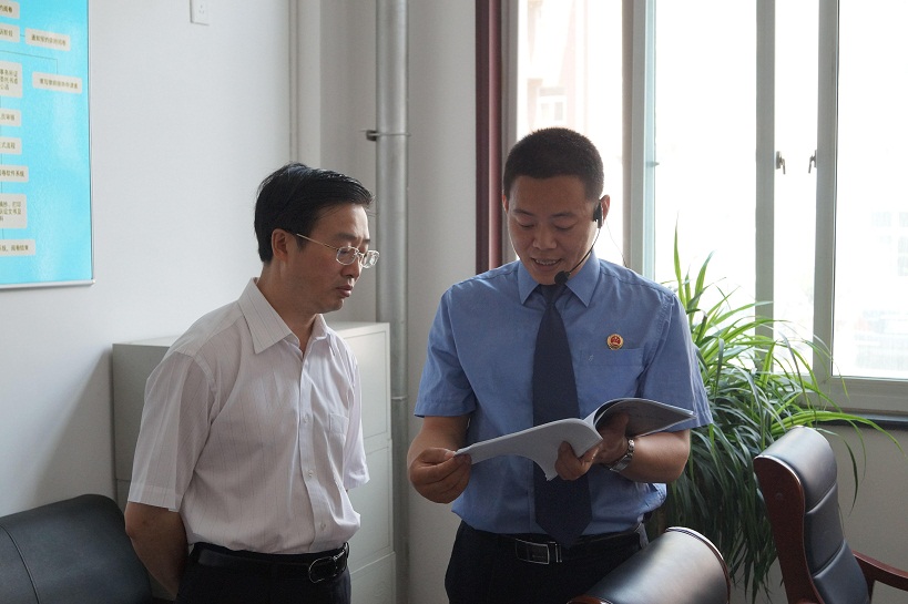 省院党组书记检察长童建明到献县调研指导工作
